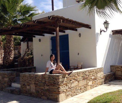 Out of all the hostels we checked into, Far Out Beach Club had the best value for price (think rock-bottom rates, then lower it some more). An inviting pool, good food, fun bartenders, all merely 5 steps away Mylopotas Beach. Sheer heaven.