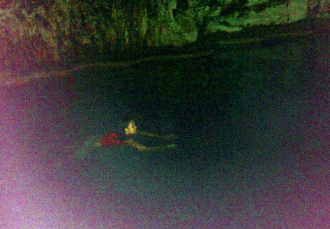 Underground pool at Sumaguing cave
