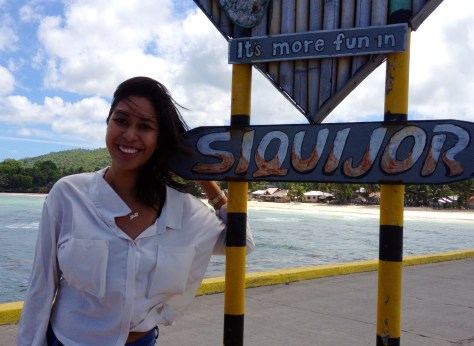 Giddy on arrival at Larena Port