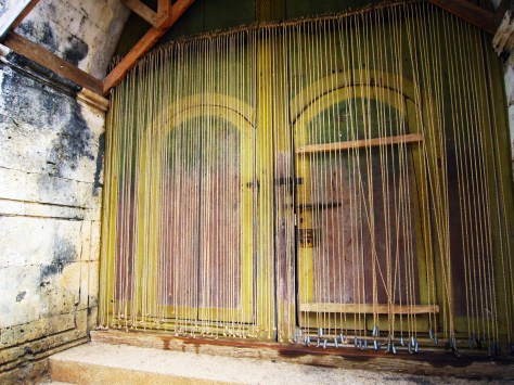 Reggae digs? No, it's the doors to the San Isidro Labrador Church in the town of Lazi, right across the San Isidro Convent, another national historical treasure.