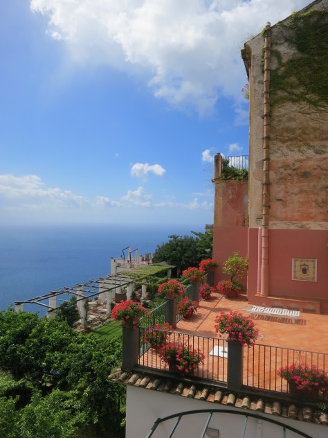 We heard that a stroll at the Rufolo Gardens was nice, but we found sauntering around the public garden at Villa Cimbrone was nice (and free!) too.