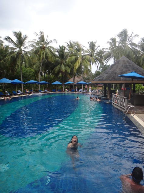 There's never enough swimming for water babies.