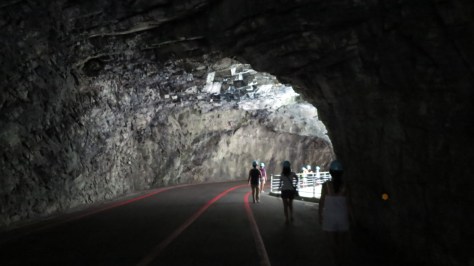 On foot on the Swallow Grotto Trail