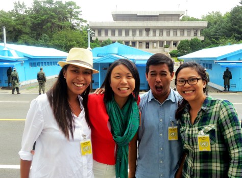 We look quite happy to be here, don't we?