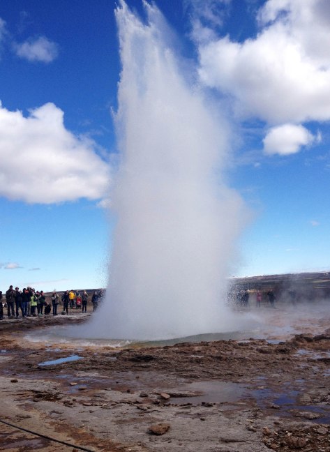 Of course, you can't leave Iceland without seeing these bad boys! Sadly, the hot spring that gave the phenomenon its name is now dormant. However, its brothers in Geysir are still happy to take the stage. 