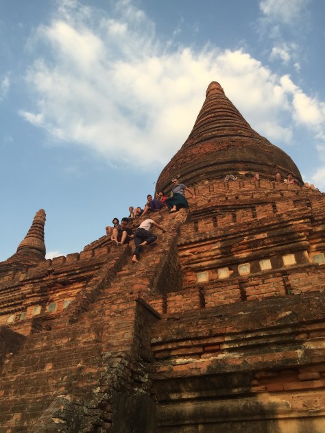 Catching the sunrise at Buledi Temple