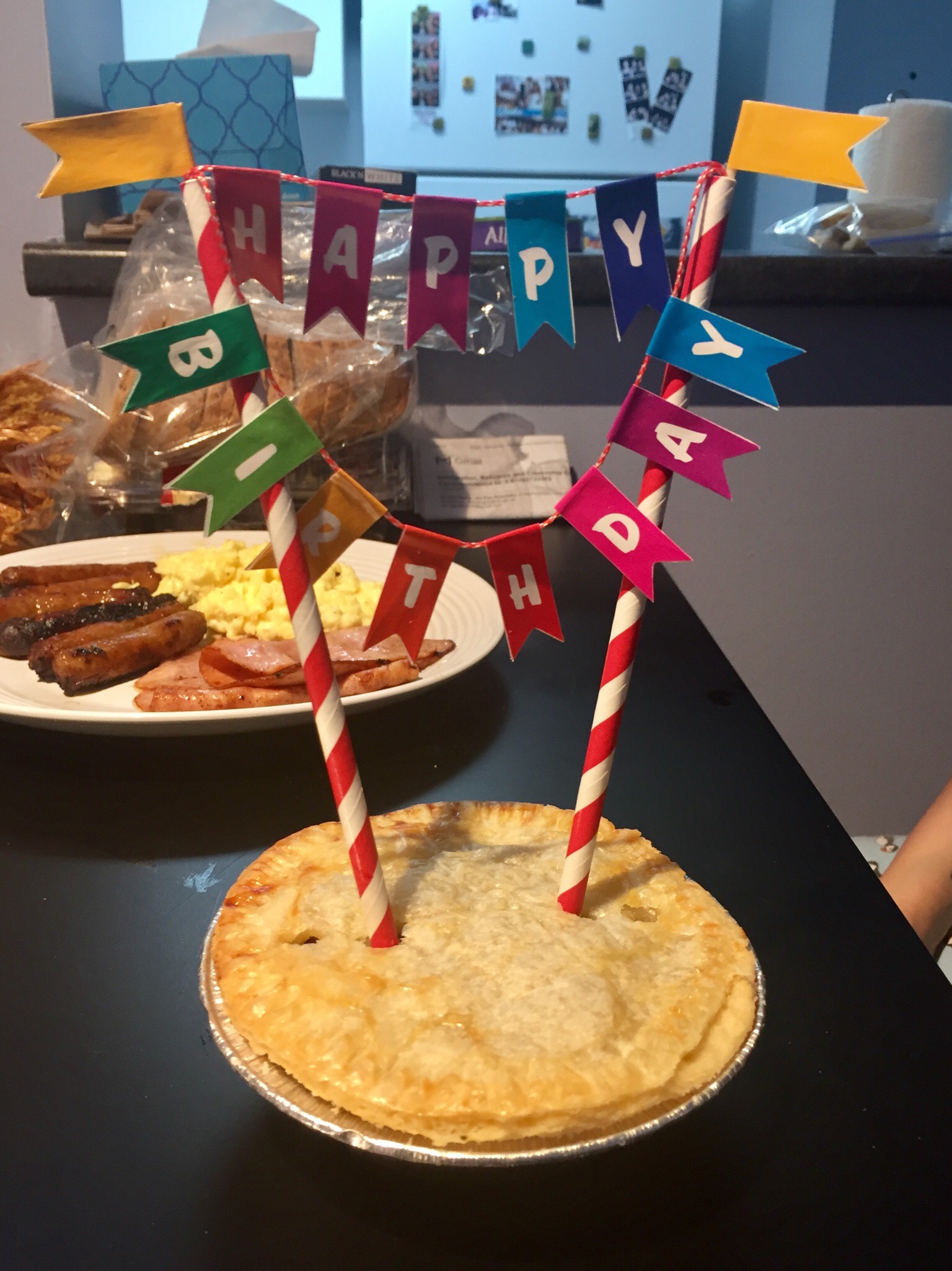 Steak and Kidney Birthday Pie